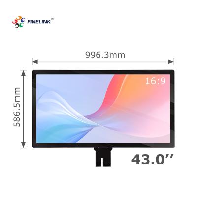 Chine 10K Capacité mensuelle 43 pouces G G EETI/ILITEK Capacitive Touch Panel pour téléviseur intelligent FINELINK à vendre