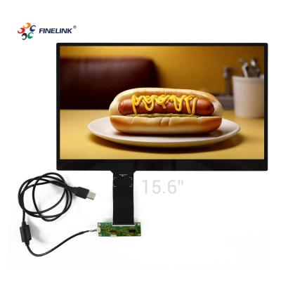 China FINELINK OEM/ODM 15,6 pulgadas Pantalla táctil PCAP personalizada con 350 cd/m2 Brillo en venta