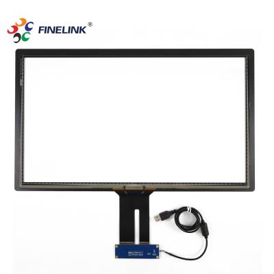 China 15-32 inch glas glas capacitieve touchscreen monitor met industriële open frame lcd Te koop