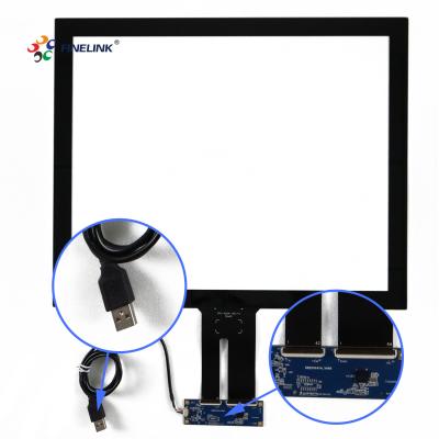 China PCAP 10 Touch Points 19 inch USB Capacitive Touchscreen Panel Overlay Kit Te koop