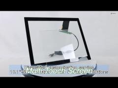 12.1 inch multi touch capacitive touchscreen pcap glass glass structure