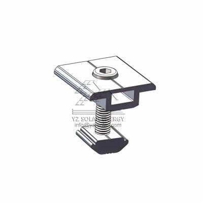 China China Factory Roof Clamp Series PV Solar Panel Installation Mid Series Solar Bracket Installation for sale