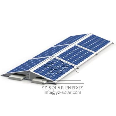 China Wholesale SUS304 Solar Ballast Stretching Flat Roof Solar System Concrete East West Solar Panel Mounting Support for sale