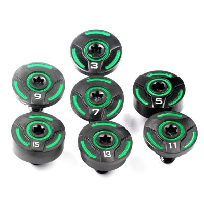 China 1X Green Golf Weight Screw 3g/5g/7g/9g/11g/13g/15g Replacement For Call Away RAZR FIT X-Treme Series Driver 384 for sale