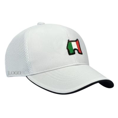 China Custom Adjustable Embroidery COMMON Logo Mesh Breathable Golf Hats for sale