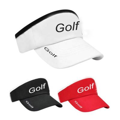 China Custom Embroidery Custom Made JOINT Logo Visor Golf Hat for sale