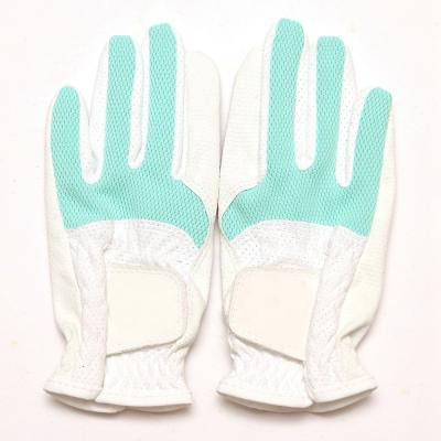 China Lightweight/Breathable/Comfortable Kid's Custom Golf Gloves Mesh Non-Slip Microfiber Teenager Glove for sale