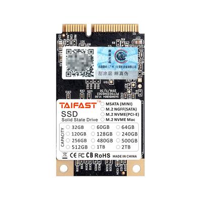 China Taifast SSD Factory Internal Hard Disk 128GB 256gb 64gb 512 GB 1TB Computer Accessories Small Sizes mSATA SSD for sale