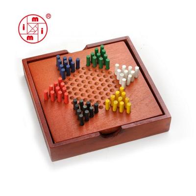 China Amazon Slae Yunhe ICTI Wooden Hot Factory Ludo Travel Game Eco-friendly Wooden Toy for sale