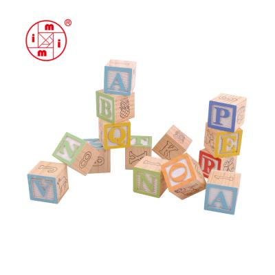 China Educational Toy Wooden Alphabet Blocks Educational Toys Preschool Toys for sale