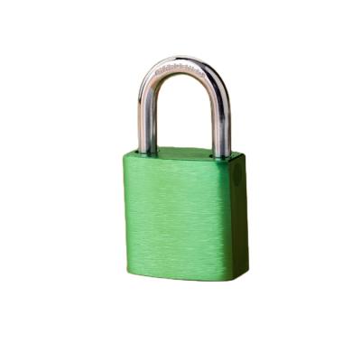 China Household High Demand Active Security Hardened Aluminum Lock Red Color Solid Security Lock Padlock for sale