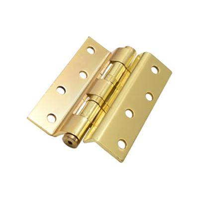 China High Quality Size 4 Inch 2BB Steel Door Crank Flat Head Hinge Brass Bending Lock Bending Hinge Steel High Quality for sale