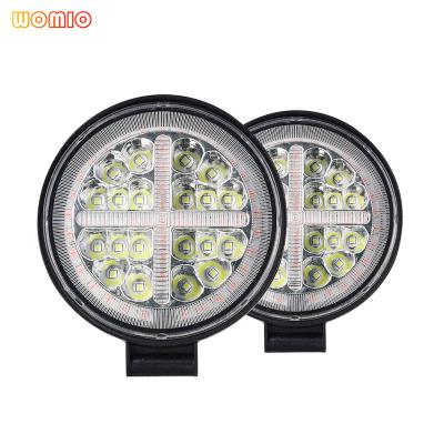 China AUTOMATIC Super Bright CAR High Power Spot Off Road Truck Led Driving Light Custom Logo 55Led Car Lights for sale