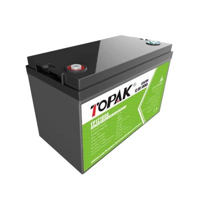 China Bateria solar lifeop4 battery 12v 100ah solar deep cycle battery 12v 100ah lifepo4 lithium ion battery for solar system 328*172*215 mm for sale