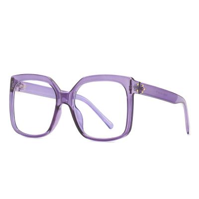 China Korean Blue Custom Computer Logo Retro Glasses Latest Cat Eye Glass Frame for sale