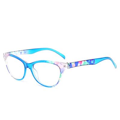 China Trendy Presbyopic Cateye Reading Glasses Retractable Women Glasses for sale