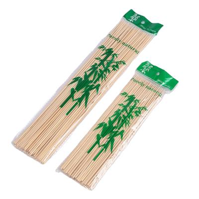 China Natural heat resistance and degradable Christmas environmental friendly bamboo skewer, kebab barbecue skewer for sale