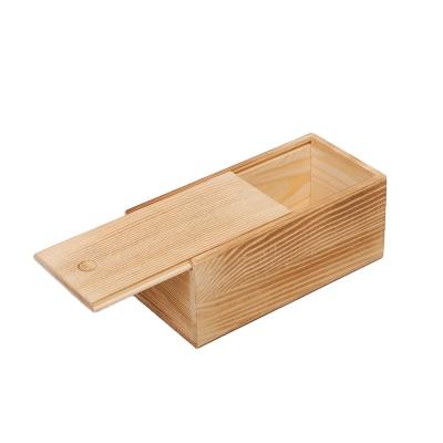 China Custom Gift Packing Wooden Storage Box With Pull-Lid Interior Ministry Decoration Pull-Lid Desktop Practical Wooden Storage Box for sale