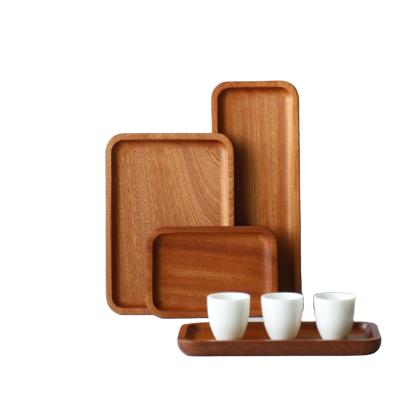 China Minimalist Wooden Cheese and Snack Tray Cutlery Tray Kitchen Tableware Home Decor Food Dessert Dish for sale