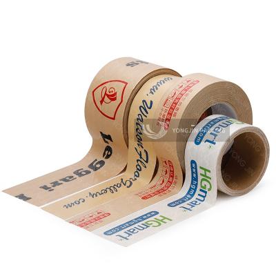 China ANTI-STATIC Recycle Eco Friendly Customized Kraft Paper Printed Cardboard Sealing Adhesive Tape With Logo for sale