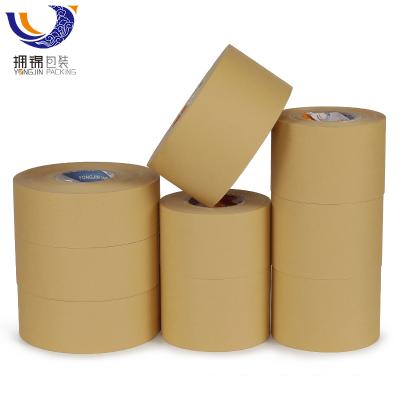 China Waterproof Box Sealing Shipping Custom Printing Unreinforced Kraft Paper Packaging Tape for sale