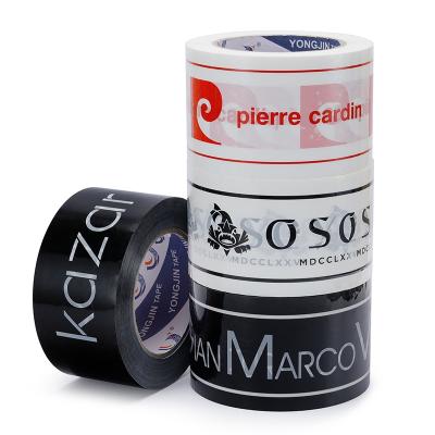 China Custom Printing Waterproof Packing Tape Black Packing Tape With Logo for sale