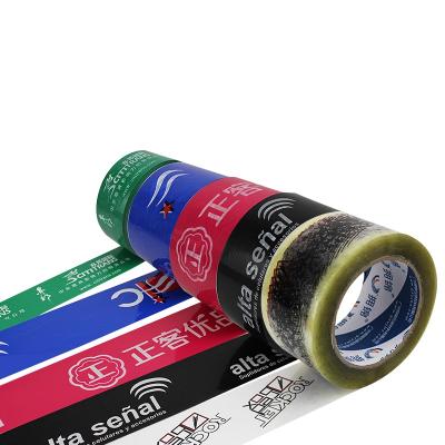 China Waterproof custom printed tape printing bopp tape for packaging for sale