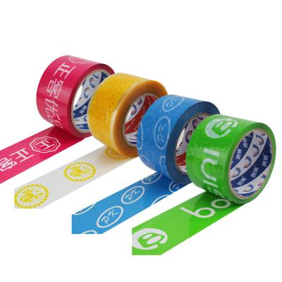 China Wholesale Carton Sealing Bopp Logo Waterproof Custom Colored Adhesive Tape Supplier for sale