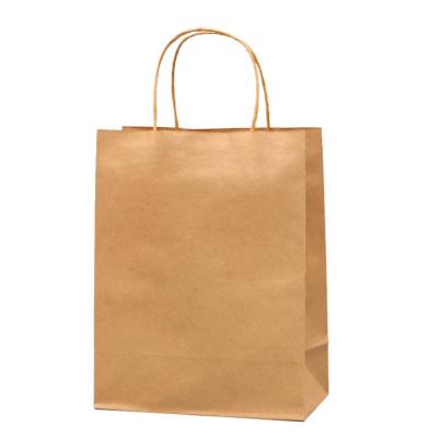 China Recyclable Custom Logo Kraft Packing Paper Bags Custom Branded Paper Bag Gift Packaging Bag for sale