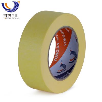 China Custom Heat Resistant Cinata Abro Yellow Broad Paper Heat Resistant Tape for sale