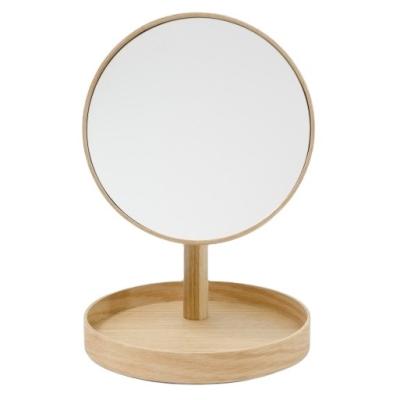 China Wholesale Modern Wooden High Quality Modern Household Adjustable Makeup Cosmetic Mirror for sale