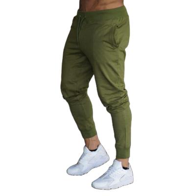 China 2021 New Design Men's Anti-Wrinkle Casual Drawstring Sweatpants Solid Color Outdoor Slim Jogging Pants Fitness Pants for sale