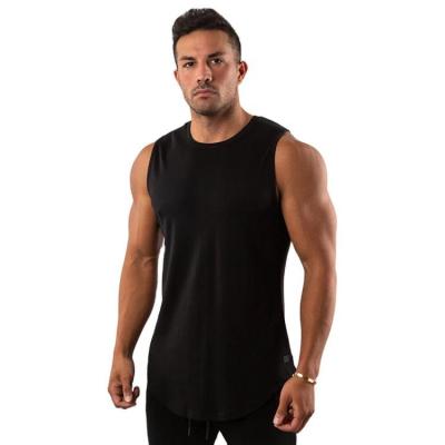 China High Quality Slim Breathable Sports Fitness Quick-drying 8 Color Anti-Wrinkle Men's 100% Cotton Sleeveless Vest for sale