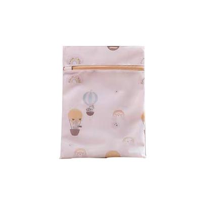 China Modern 50 x 60 cm The Balloon Pattern Printed Household Wash Bag Hotel Laundry Bag for sale