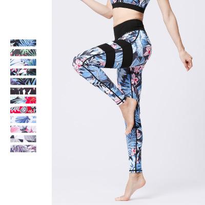 China Wholesale Sportswear 2019 Fitness Gym Yoga Wear Apparel Sublimation Printed Custom Made Leggings For Women Yoga Pants XXS for sale