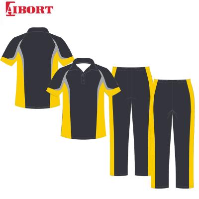 China Wholesale Sublimation Cricket Gear Cricket Tank Top Designs Cheap Custom Team Uniforms Best Mens Polo Shirts And Pants for sale