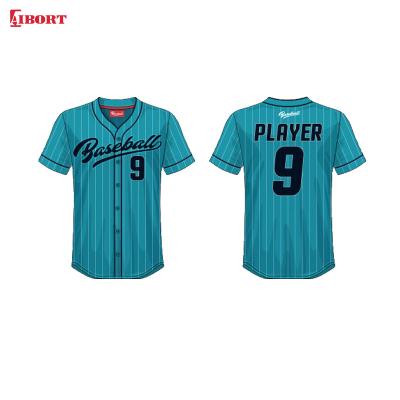 China Team Softball Jersey Custom Embroidery Sublimation Antibacterial Baseball Uniform for sale