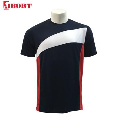 China 2019 anti-shrink newest custom cut sew logo and ember T-shirt printing design for sale