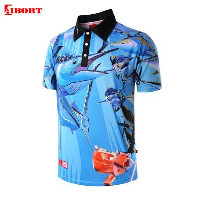 China Breathable Custom Sublimation Printing Unmarked T-shirt Navy Uniform Polo Shirt/Polo T-shirt Set/Winter Collection Sublimation for sale