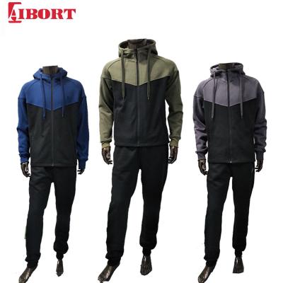 China OEM High Quality Plus Size Mens Tracker Base Zipper Hoodies Sportswear Mens Sports Slim Fit Tech Fleece Custom Tracksuit for sale