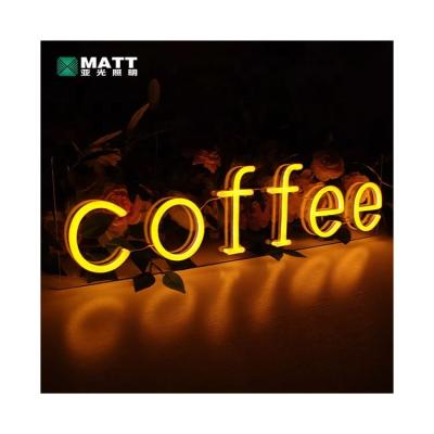 China Buildings Matt Ready to Ship Personal Neon Lamp Custom Sign Decor Unique LED Sign Shop Wall Cafe LED Neon Sign for sale