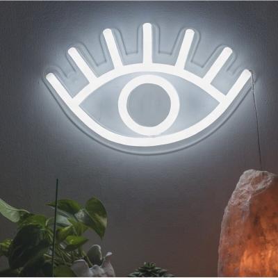 China Buildings Eye Neon Signs Various Shapes Advertising Decoration Neon Lighting Eye-Catching Led Neon Sign for sale