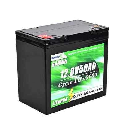 China Golf Carts Solar 24V LiTiO LiFePO4 Inverter UPS Battery Pack 12V 50ah Bicycle Lithium Battery for sale