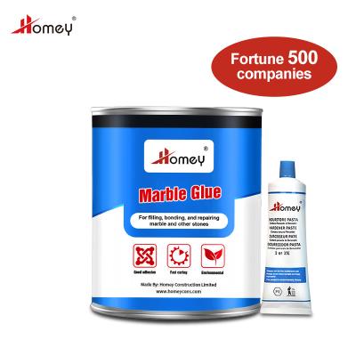 China Homey Tile Repairing Fixing Polyester Resin Marble Adhesive Stone Marble Glue Te koop