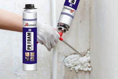 China 3214109000 PU Foam Spray / Waterproof  Expanding Polyurethane Foam for sale