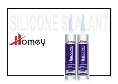 Chine Haut composant simple de mastic de silicone coloré par Acetoxy d'aquarium de performance à vendre