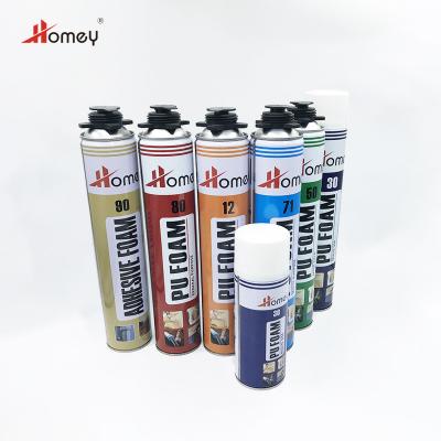 China Homey Insulation Polyurethane Closed Cell Perfect Seal Pu Foam Spray for sale