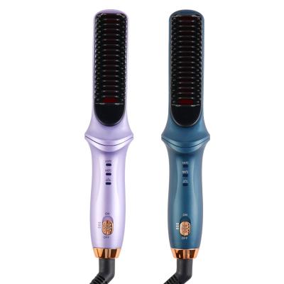 China OEM Wholesale Cheap Price Factory Hot Sale Three Levels Temperature Control + 5V Output Hair Straightener For Women Hair Straightener Brush for sale