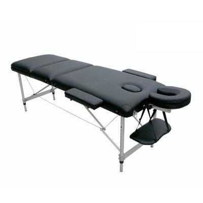 China Modern factory high quality folding portable waist massage bed spa bed aluminum adjustable table for sale