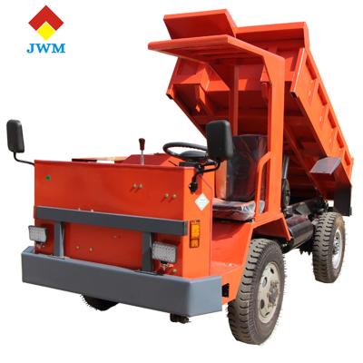 China Jinwang Reasonable Price Mining/Self Loading Garden/Construction/Farm Equipment Hydraulic Tunnel Mini Diesel Dumper Cargo Truck 4x4 for sale